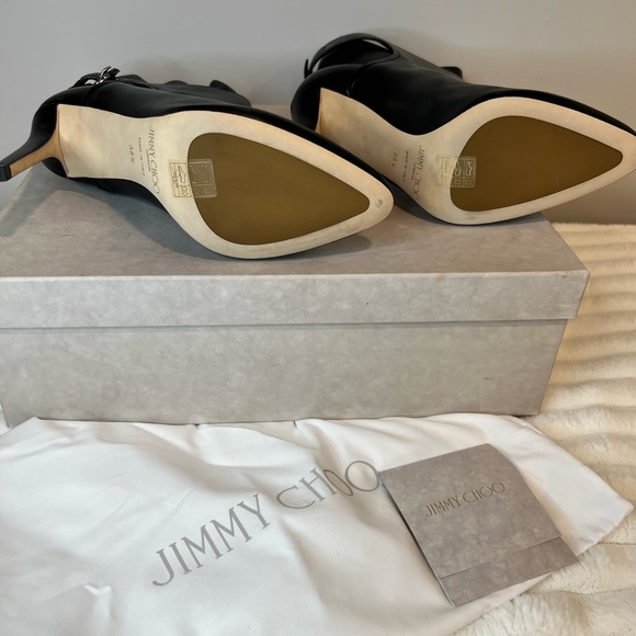 JIMMY CHOO Major soft calf Ankle Boot-Black (size 38.5) - Picture 3 of 4